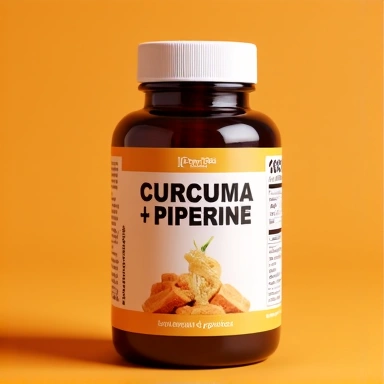 Integratore di Curcuma e Piperina per l'azione antinfiammatoria.